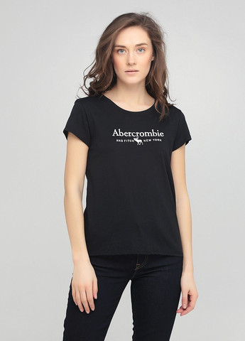 Черная летняя футболка af9098w Abercrombie & Fitch