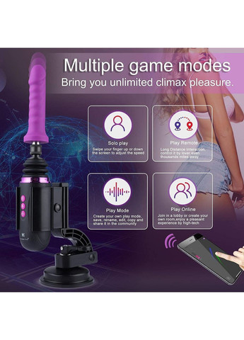 Мини секс-машина Hismith Mini Capsule Sex-Machine with Strong Suction Cup, мощная, перезаряжаемая No Brand (366877879)