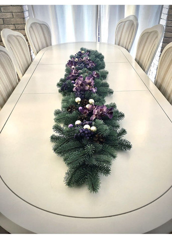 Гірлянда хвойна SGH Premium лита 2,2 м блакитна HVOYA (366963809)