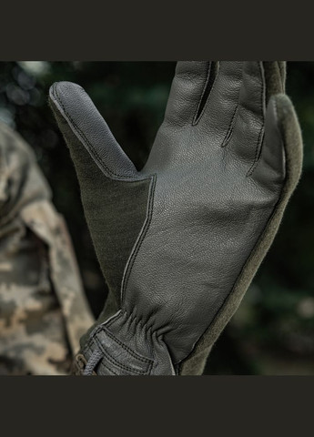 Рукавички Nomex Sport Leather Olive M-TAC (315339187)
