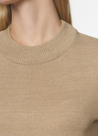 Бежевий зимовий джемпер жіночий бежевий Arber Crew-neck WDav3 WTR-152