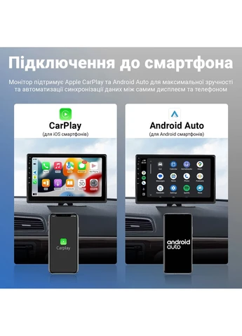 Автомобільний паркувальний комплект з 10.1" екраном та 4 камерами заднього виду A3554, для вантажних автомобілів, Podofo (375460577)