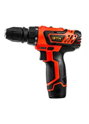 Акумуляторний дриль-шурупокрут DS12/30 (12 В, 2х1.5 А*год, 30 Н*м) з АКБ та зарядним пристроєм (26246) GTM (337990149)