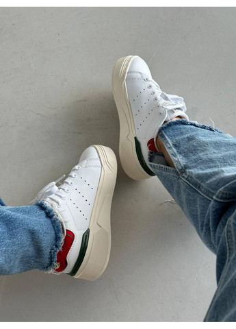 КРОССОВКИ ЖЕНСКИЕ ADIDAS STAN SMITH BONEGA АДИДАС No Brand бежевые демисезоны (367171796)