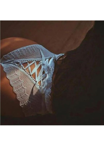 Белый демисезонный эротический кружевной комплект нижнего женского белья "молоко", с высокими трусиками корсетом. No Brand