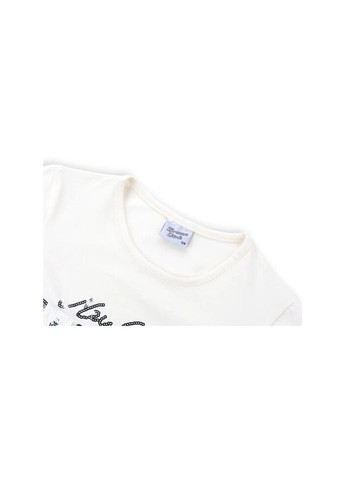 Бежева демісезонна футболка дитяча "new york" (1281-128g-beige) Breeze