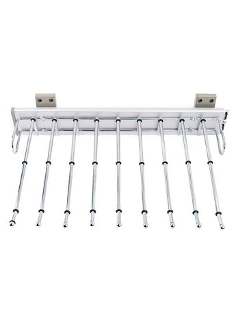 Брючница бокового крепления выдвижная Хром No Brand Брючниця (341377932)