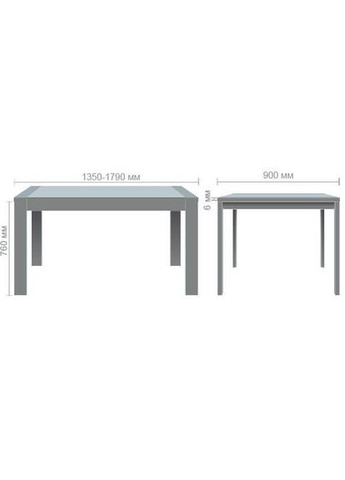 Раскладной стол Рейн орех темный (516743) Art Metal Furniture (315602961)