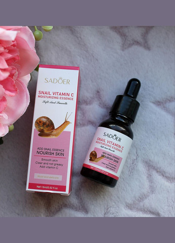 Активна омолоджувальна та підтягуюча сироватка з Муцином Равлика, 15 мл SADOER (307163713)