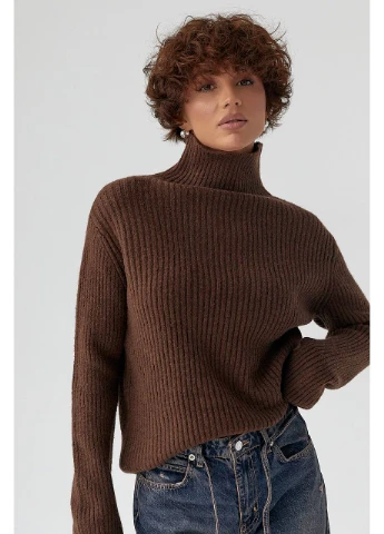 Вязаный гольф в рубчик цвет, ONE SIZE (есть размеры) No Brand (386406484)