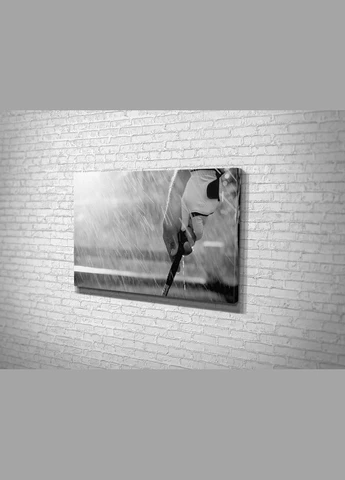 Картина в вітальню спальню для інтер'єру Гольф під дощем 122x81 см (476) KilArt (379980932)