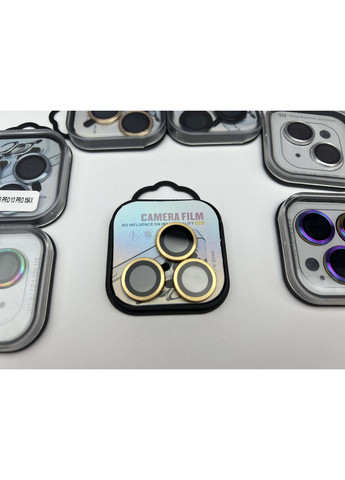 Лінзи на камеру 13 PRO MAX захисне скло айфон 13 ПРОМАКС Camera Metal Lens Gold Колір Золото No Brand (369137392)