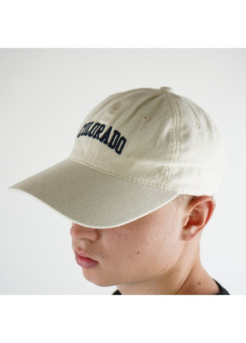 Мужская бейсболка бежевая (38822-2) No Brand (365642536)