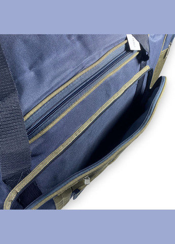 Дорожня сумка одне відділення дві бокових кишені три фронтальні кишені розмір: 80*40*35см синяхакі Kaiman (266912174)