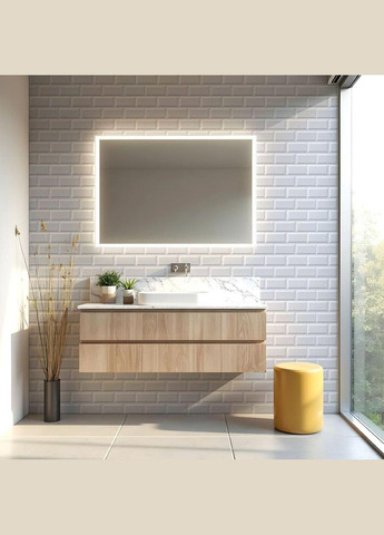 Декоративна ПВХ панель 960х480х4мм Біла клінкерна цегла SW-00001431 Sticker Wall (330606660)