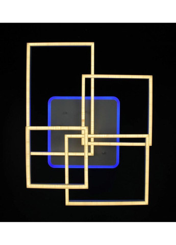 Люстра светодиодная потолочная LED светильник для квартиры на потолок лэд с пультом 26100 Белый 17х56х71 см. Sunnysky (324395932)