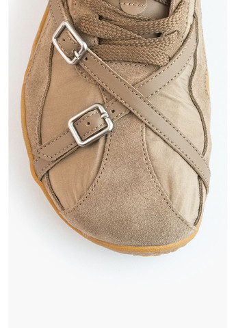 Кроссовки NUGAIA Soft Stripes Flex Women Sneakers темно-бежевые (365434942)