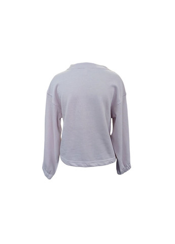 Светло-лиловый свитшот укороченный H&M однотонный (314942757)