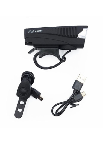 Велосипедна фара передня FL1588 USB 350 Лм з електродзвінком (G0000699) BeCool (355803064)