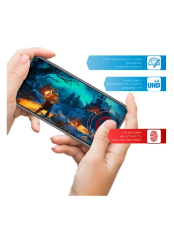 Скло захисне Full Glue Realme C25Y (1283126542350) ACCLAB (382064225)