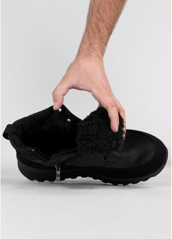 Черевики чоловічі зимові з хутром чорні (4303) Progress (363839665)
