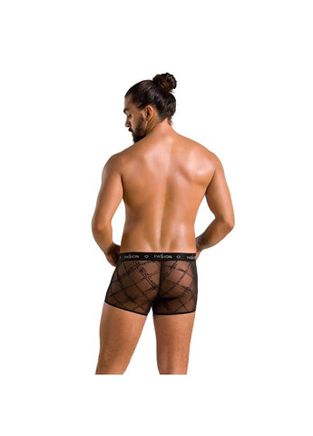 Чоловічі прозорі боксери 032 SHORT JAMES L/XL Black, сітка Passion (369951638)