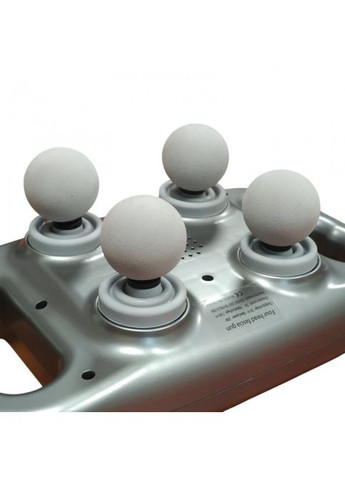 Електричний масажер для спини та шиї, перкусійний масажер із регулюванням інтенсивності та 4 масажними No Brand (323486410)