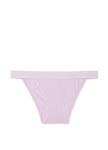 Трусики-бикини женские Cotton Tanga Panty сиреневые Victoria's Secret (330829505)