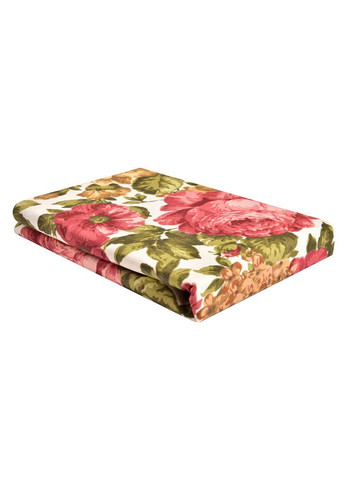 Скатерть 140х170 см с пятно и водоотталкивающей пропиткой хлопок пион бордо IDEIA (334726855)