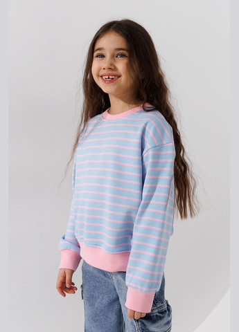 Lizi Kids світшот з візерунком для дівчинки 132 116 см shop (2000990966896) комбінований повсякденний