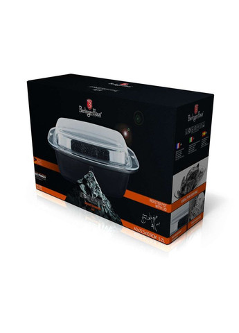 Гусятница с гранитным антиприганым покрытием Granit Diamond Line на 5,2 л BH-1461 Berlinger Haus (364761934)