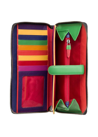 Кошелек женский LV5 BK MULTIPassion c RFID (Black-Multi Love) Visconti (303831005)