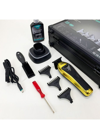 Триммер V-994, аккумуляторный, мотор MAGLEV VECTOR 3.0, 3 насадки, зарядная станция, кейс VGR (364666106)