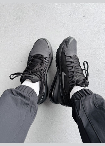 Темно-серые демисезонные кроссовки мужские nike air max 270 pulse roam grey | найк эир макс 270 пульс серые No Brand