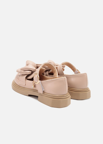 Кофейные туфли на каблуке для девочки цвет кофейный cb-00268007 Yuki