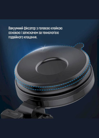 Автодержатель для телефона Dashboard Car Wireless Charger 15W Black Colorway (339081819)