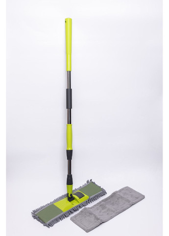 Швабра з телескопічною ручкою та насадкою з мікрофібри для миття підлоги, плитки, ламінату та лінолеуму HP-35015-51 (A-035279) Household (372992237)