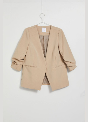 Бежевый женский жакет женский Moodo -