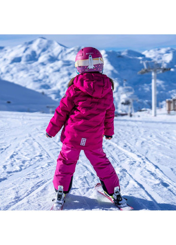 Рожева зимня дитяча лижна куртка для дівчинки рожева (25090658) Lego
