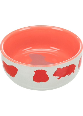 Миска для грызунов, с принтом морской свинки керамическая 250 мл, 11 см Trixie (355794850)