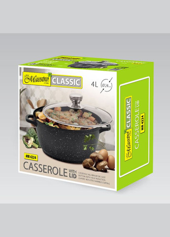 Кастрюля с крышкой 4 л 4224MR Maestro (316518672)