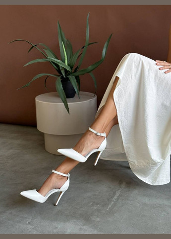 No Brand Стильные женские туфли белый з искусственная кожа, — всесезон (343698153)