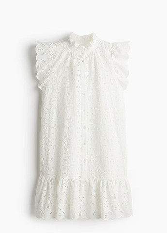 Білий кежуал сукня H&M однотонна