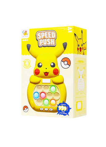 Электронная приставка консоль Quick Push Game приставка игры Pop It Антистресс-тек ток игрушка Пикачу 999 No Brand (365721657)