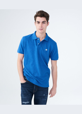 Синяя мужская футболка поло Aeropostale