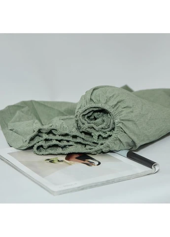 Простирадло на резинці Варена Бавовна 80х190х10 см (MS-850006301) Moon&Star Green Havene (394447735)