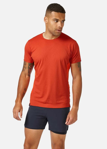 Алая мужская футболка sonic ultra tee красный рябиновый Rab