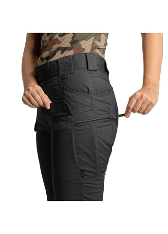 Жіночі штани тактичні демісезонні Helikon Women's UTP Resized PolyCotton Rip-Stop, Black, W33/L30 Helikon-Tex (338182846)