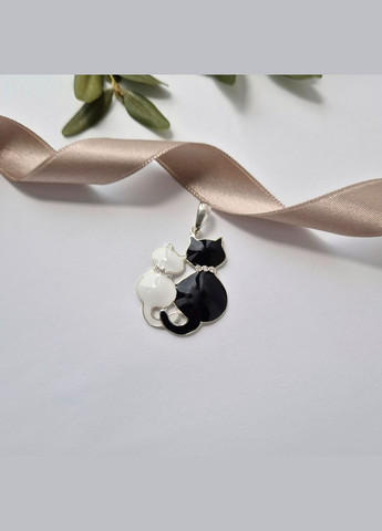 Серебряная подвеска Котики подвес Леонардо серебро 925 пробы 3769/2 3.99г No Brand (338185619)