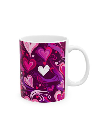 Керамическая чашка с дизайном "Палитра сердец" - 13 No Brand (368671327)